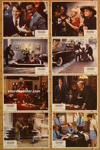 a732 TRADING PLACES 8 movie lobby cards '83 Dan Aykroyd, Eddie Murphy