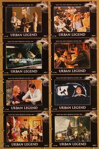 a745 URBAN LEGEND 8 movie lobby cards '98 Alicia Witt, Jared Leto