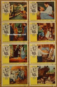 a776 WORLD OF SUZIE WONG 8 movie lobby cards '60 William Holden