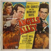 b010 ANGELS' ALLEY six-sheet movie poster '48 Leo Gorcey & Bowery Boys