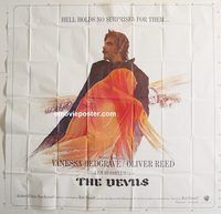 b023 DEVILS six-sheet movie poster '71 Ken Russell, Vanessa Redgrave