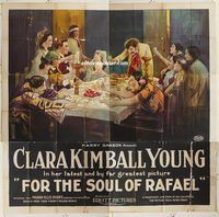 b028 FOR THE SOUL OF RAFAEL six-sheet movie poster '20 Kimball Young