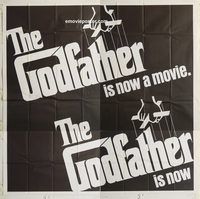 b037 GODFATHER six-sheet movie poster '72 Francis Ford Coppola, Al Pacino