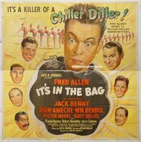 b048 IT'S IN THE BAG six-sheet movie poster '45 Fred Allen, Jack Benny