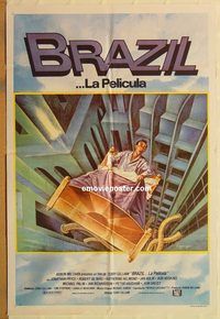 b283 BRAZIL Argentinean movie poster '85 Terry Gilliam, De Niro