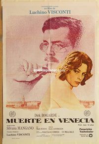 b319 DEATH IN VENICE Argentinean movie poster '71 Luchino Visconti
