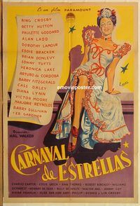 b331 DUFFY'S TAVERN Argentinean movie poster '45 Gardner, Crosby