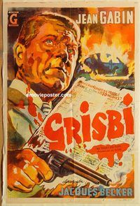 b361 GRISBI Argentinean movie poster '60 great Venturi artwork!