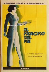 b391 LAST DAYS OF MAN ON EARTH Argentinean movie poster '74 wild!