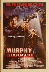 b421 MURPHY'S LAW Argentinean movie poster '86 Charles Bronson