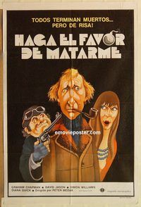 b431 ODD JOB Argentinean movie poster '78 Graham Chapman, English