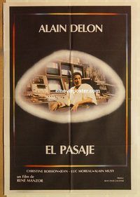 b444 PASSAGE Argentinean movie poster '86 Alain Delon