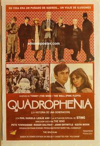 b453 QUADROPHENIA Argentinean movie poster '79 The Who, rock 'n' roll!
