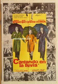 b478 SINGIN' IN THE RAIN Argentinean movie poster R63 Gene Kelly