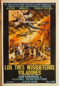 b542 WEAPONS OF WAR Argentinean movie poster '63 John Barrymore Jr