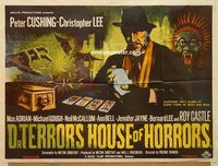 b150 DR TERROR'S HOUSE OF HORRORS British quad movie poster '65 Lee