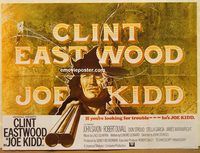 b185 JOE KIDD British quad movie poster '72 Eastwood,Duvall,Sturges