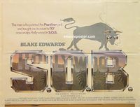 b225 SOB British quad movie poster '81 Julie Andrews, Blake Edwards