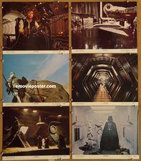 e700 STAR WARS 6 11x14 deluxe stills '77 Harrison Ford, George Lucas