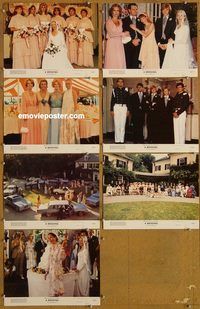 e828 WEDDING 7 11x14 deluxe stills '78 Robert Altman, Mia Farrow