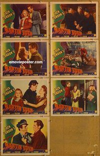 e726 ADVENTURES OF MARTIN EDEN 7 vintage movie lobby cards '42 Glenn Ford