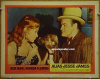 d010 ALIAS JESSE JAMES vintage movie lobby card #3 '59 Bob Hope, Fleming
