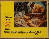 d020 ANYONE CAN PLAY vintage movie lobby card #4 '68 sexy Ursula Andress!