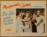 d021 ANYTHING GOES vintage movie lobby card #5 '56 Bing Crosby, O'Connor
