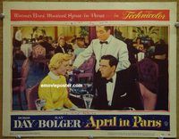 d024 APRIL IN PARIS vintage movie lobby card #7 '53 Doris Day, Ray Bolger
