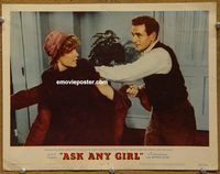 d029 ASK ANY GIRL vintage movie lobby card #7 '59 Rod Taylor, MacLaine