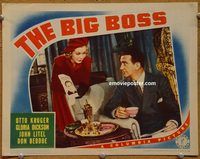 d051 BIG BOSS vintage movie lobby card '41 Otto Kruger, Gloria Dickson