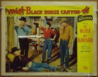 d066 BLACK HORSE CANYON vintage movie lobby card #6 '54 McCrea, Blanchard