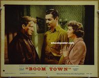 d087 BOOM TOWN vintage movie lobby card #8 R56 Clark Gable, Tracy, Colbert