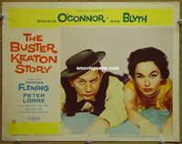 d112 BUSTER KEATON STORY vintage movie lobby card #2 '57 Donald O'Connor