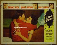 d117 CAPE FEAR vintage movie lobby card #2 '62 Gregory Peck, Polly Bergen