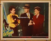 d122 CAT CREEPS vintage movie lobby card '46 Lois Collier, Paul Kelly
