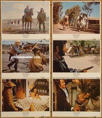 e632 CATLOW 6 vintage movie lobby cards '71 Yul Brynner, Leonard Nimoy