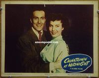 d139 CHINATOWN AT MIDNIGHT vintage movie lobby card #8 '50 Hurd Hatfield