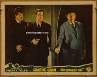 d140 CHINESE CAT vintage movie lobby card '44 Sidney Toler as Charlie Chan!