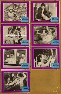 e744 CHUBASCO 7 vintage movie lobby cards '68 Chris Jones, Susan Strasberg