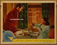 d145 CLOCK vintage movie lobby card '45 classic Judy Garland Robert Walker