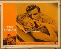 d153 COUCH vintage movie lobby card #3 '62 Shirley Knight close up!