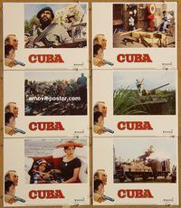e636 CUBA 6 vintage movie lobby cards '79 Sean Connery, Brooke Adams