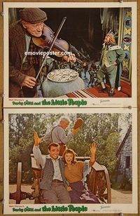 e103 DARBY O'GILL & THE LITTLE PEOPLE 2 vintage movie lobby cards R72 Connery