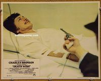 d186 DEATH WISH vintage movie lobby card #7 '74 Charles Bronson close up!