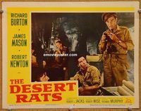 d192 DESERT RATS movie vintage movie lobby card #8 '53 Richard Burton