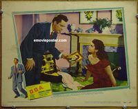 d203 DOA vintage movie lobby card #6 '50 O'Brien, classic film noir