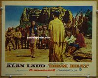 d212 DRUM BEAT vintage movie lobby card #2 '54 Native American Indians!