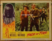 d232 FACE OF FIRE vintage movie lobby card #5 '59 Albert Band, horror!