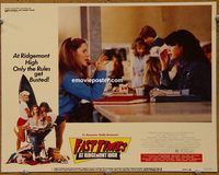 d237 FAST TIMES AT RIDGEMONT HIGH vintage movie lobby card #7 '82 Leigh,Cates